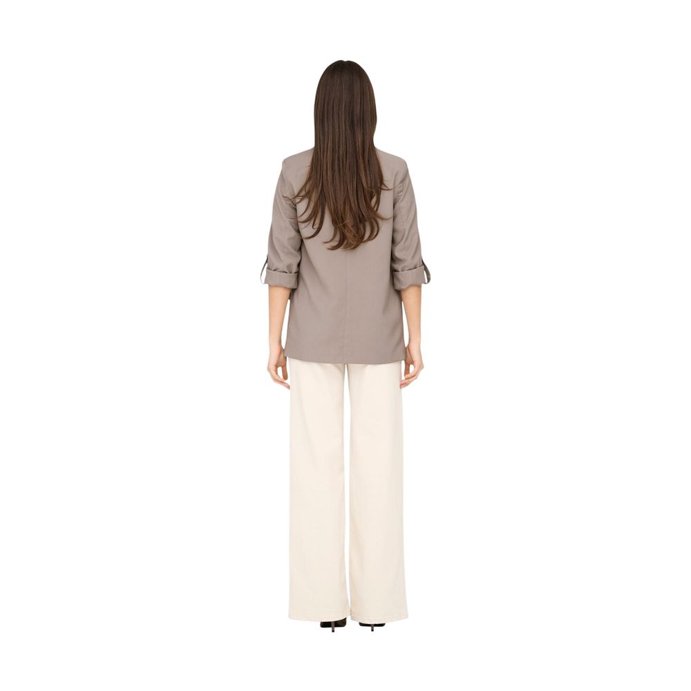 Beige Viscose Blazer