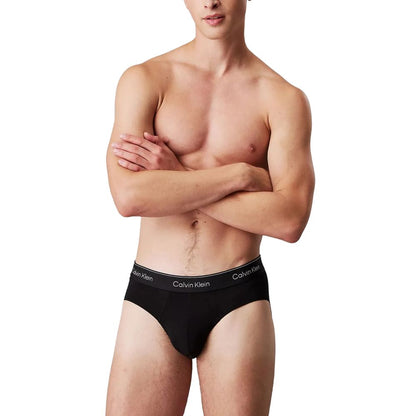 Black And White Cotton Briefs