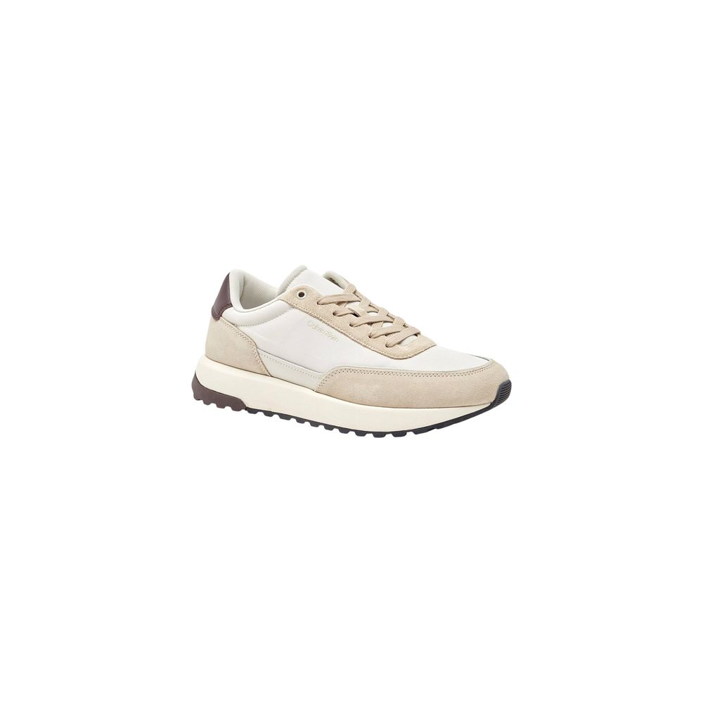 Brown Leather Low Top Sneakers