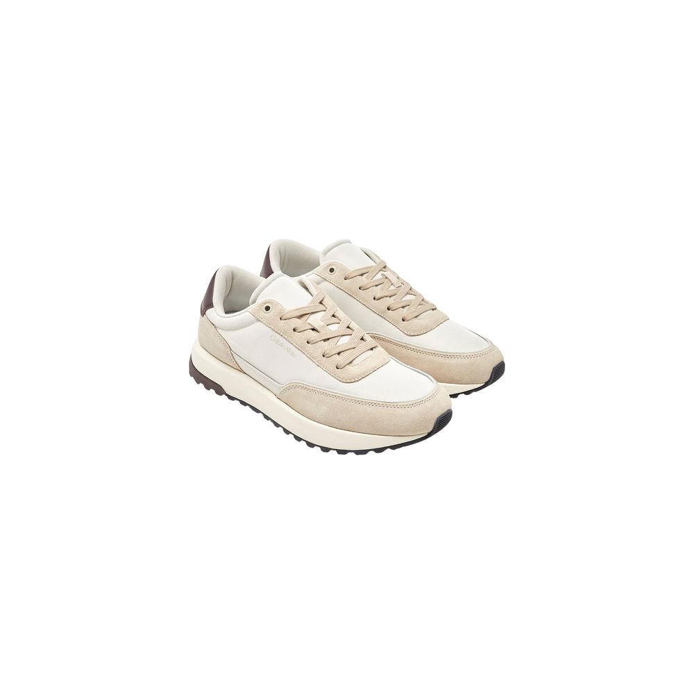Brown Leather Low Top Sneakers