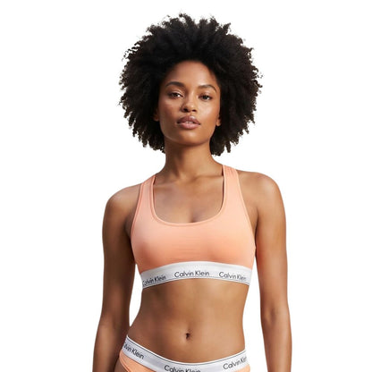 Orange Cotton Bra