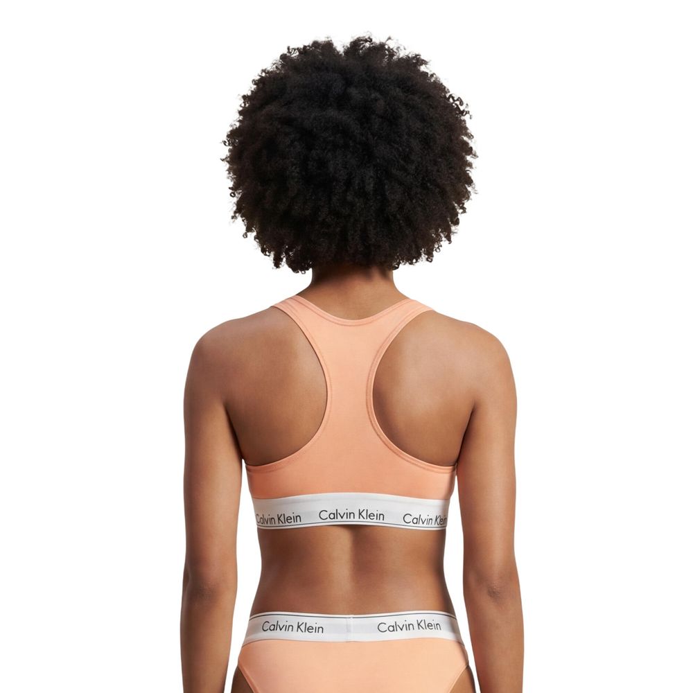 Orange Cotton Bra