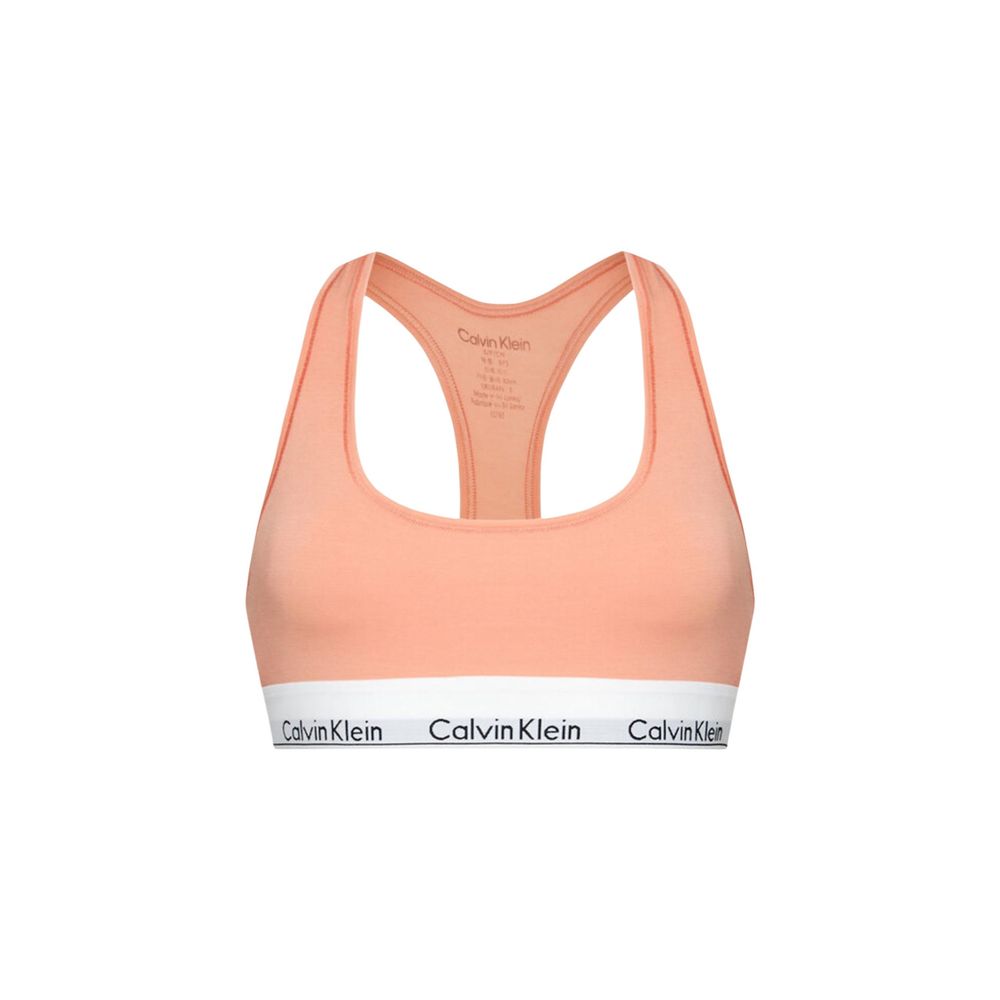 Orange Cotton Bra