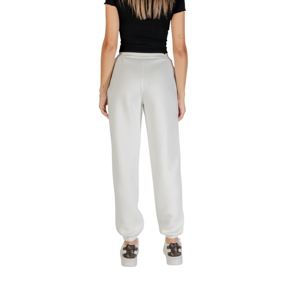 White Viscose Joggers (Workout Pants)