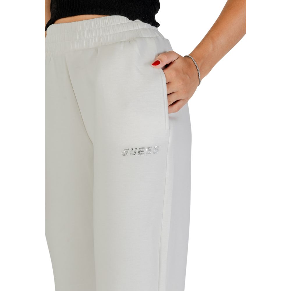 White Viscose Joggers (Workout Pants)