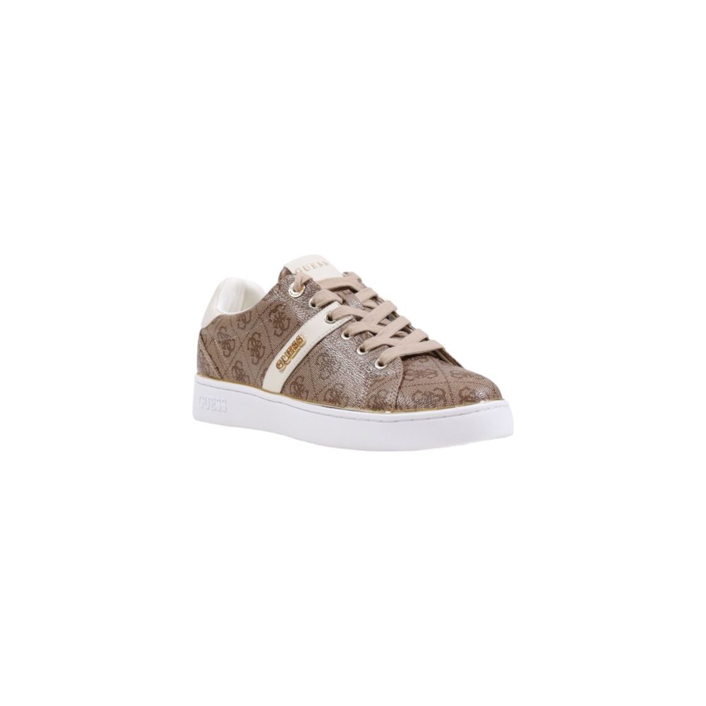 Beige Polyethylene Low Top Sneakers