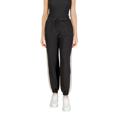 Black Cotton Joggers (Workout Pants)