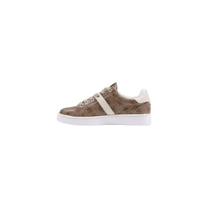 Beige Polyethylene Low Top Sneakers