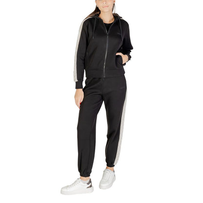 Black Cotton Hoodie