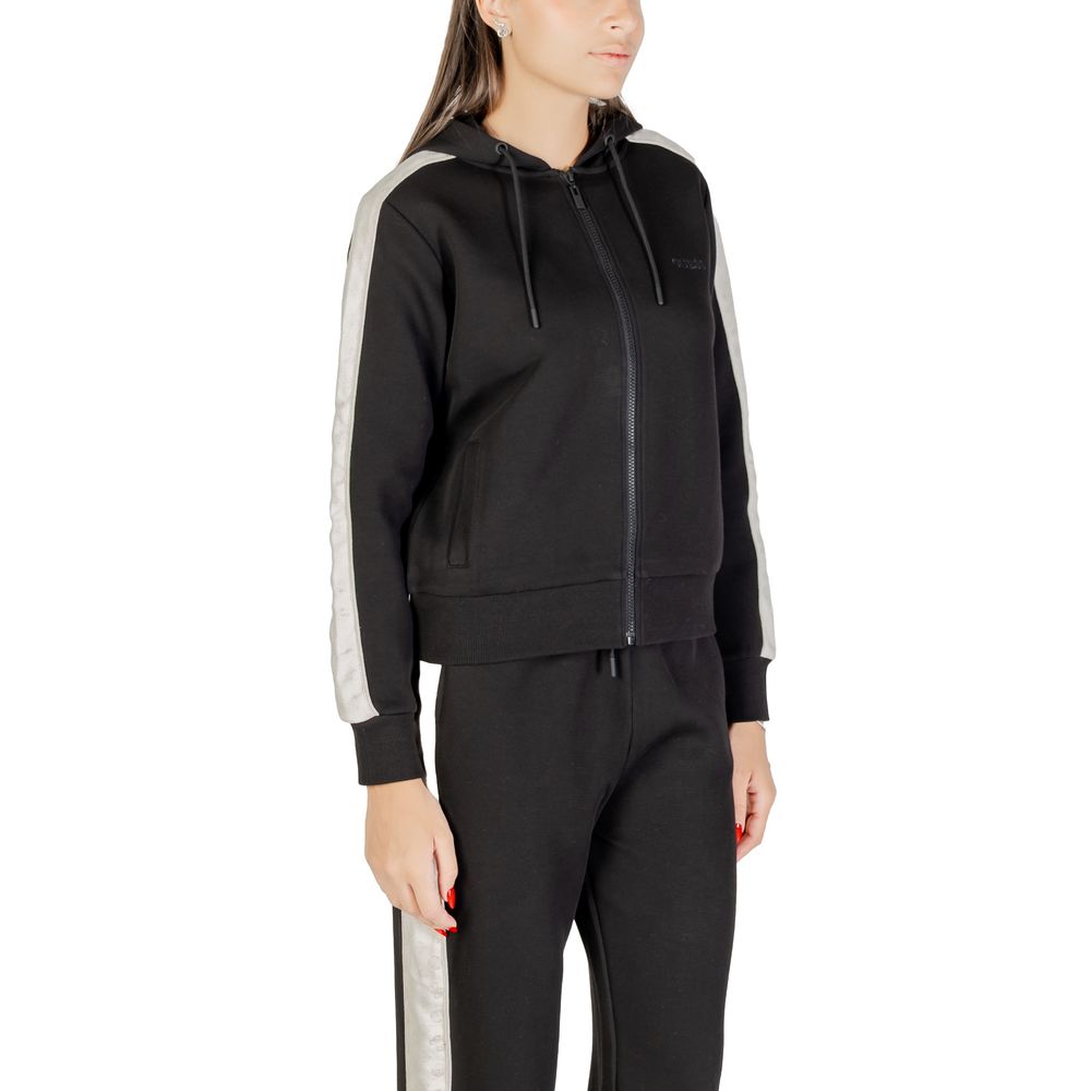 Black Cotton Hoodie