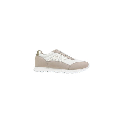 Beige Polyester Athletic Sneakers