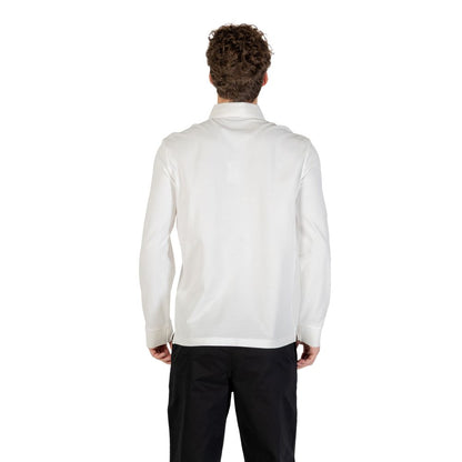 Cream Cotton Long Sleeve T-Shirt