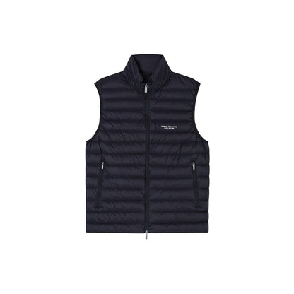 Black Polyamide Sleeveless Jacket