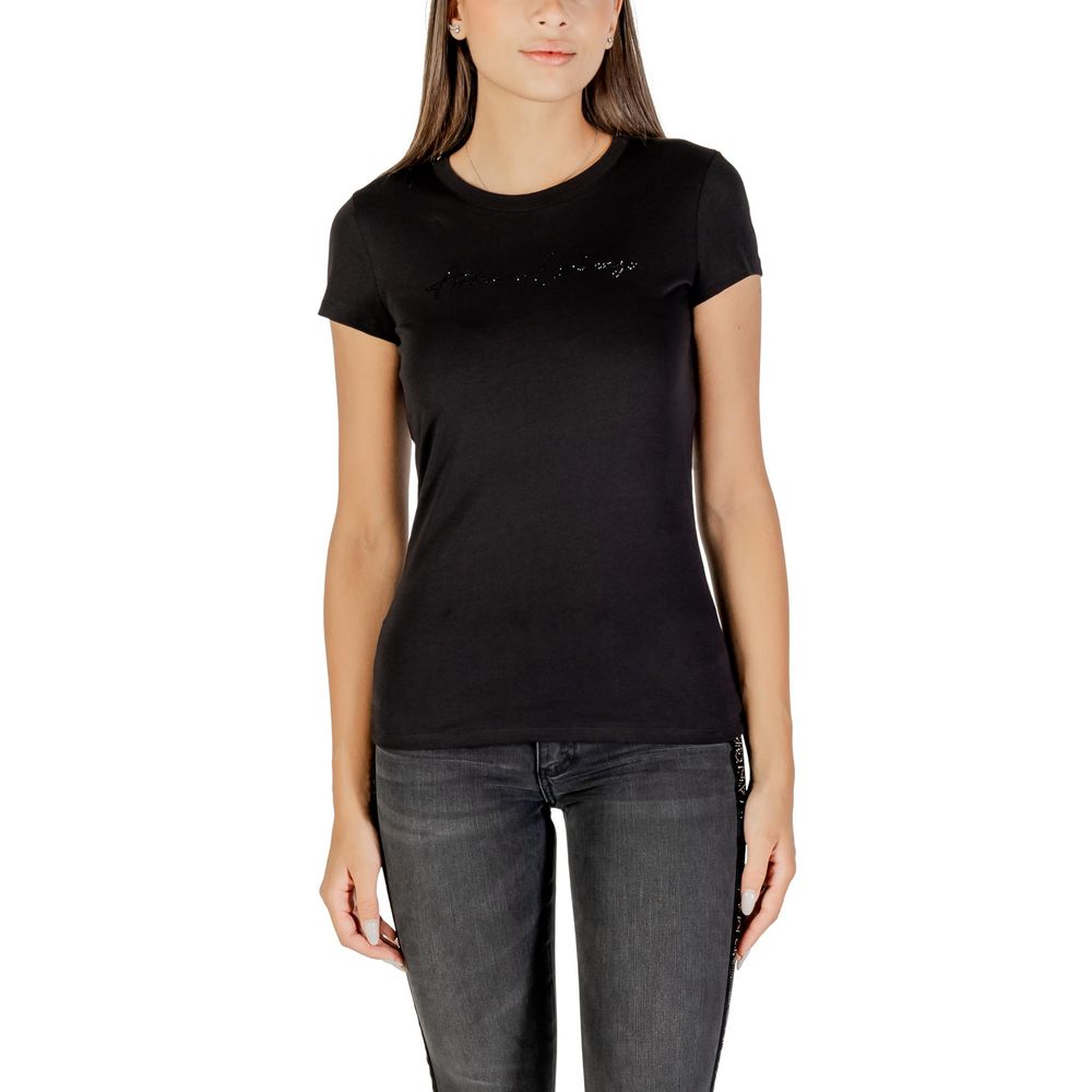 Black Cotton T-Shirt