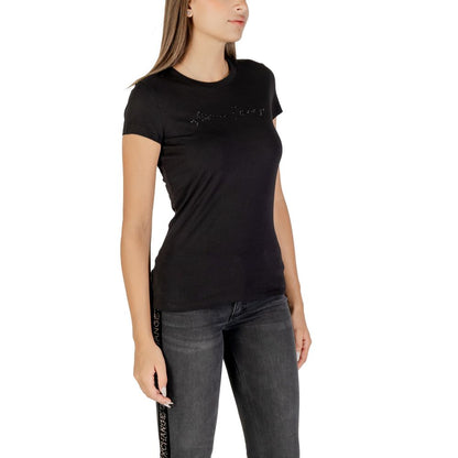 Black Cotton T-Shirt