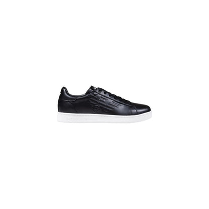 Black Leather Sneakers