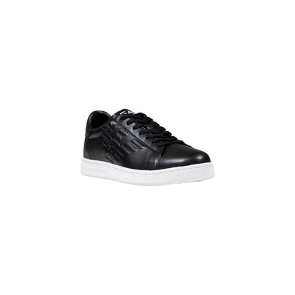 Black Leather Sneakers