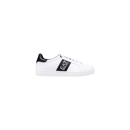 Black And White Leather Low Top Sneakers