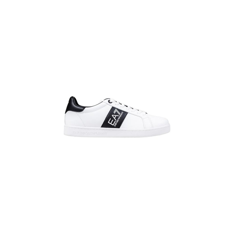 Black And White Leather Low Top Sneakers