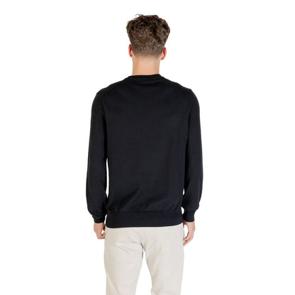 Black Cotton Sweatshirt