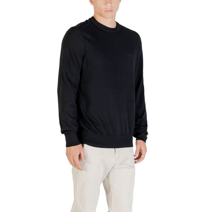 Black Cotton Sweatshirt
