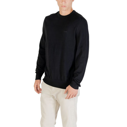 Black Cotton Sweatshirt