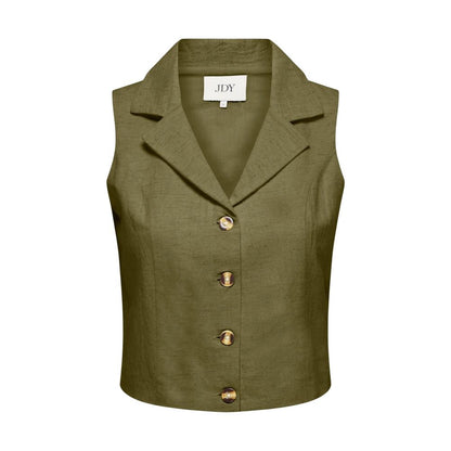 Green Cotton Waistcoat