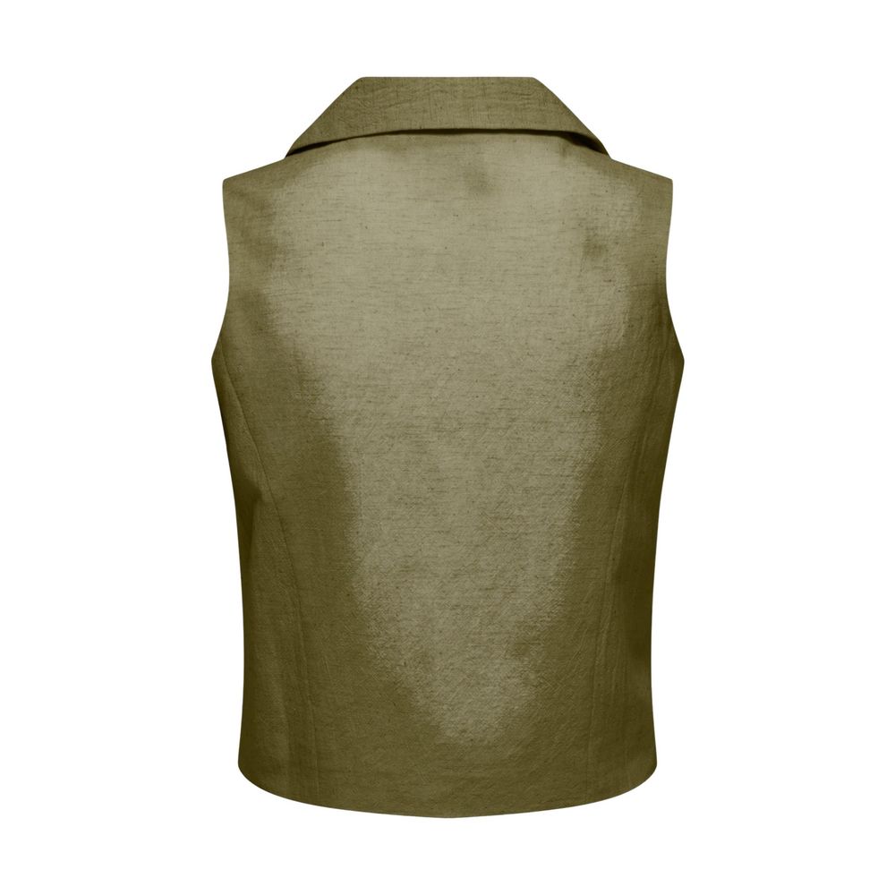 Green Cotton Waistcoat