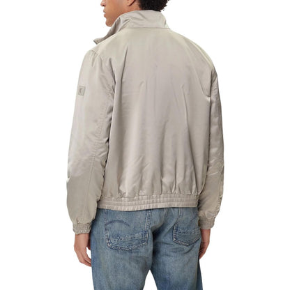 Beige Recycled Polyester Bomber