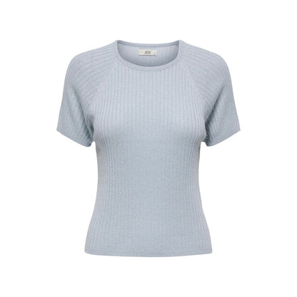 Blue Viscose T-Shirt