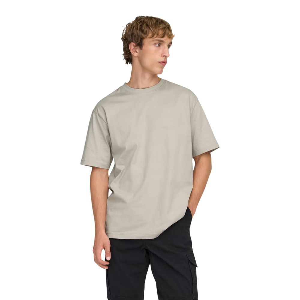 Beige Organic Cotton T-Shirt