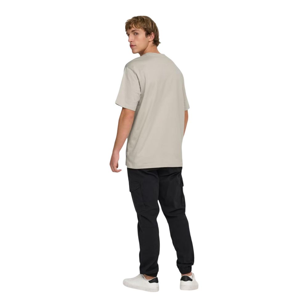 Beige Organic Cotton T-Shirt