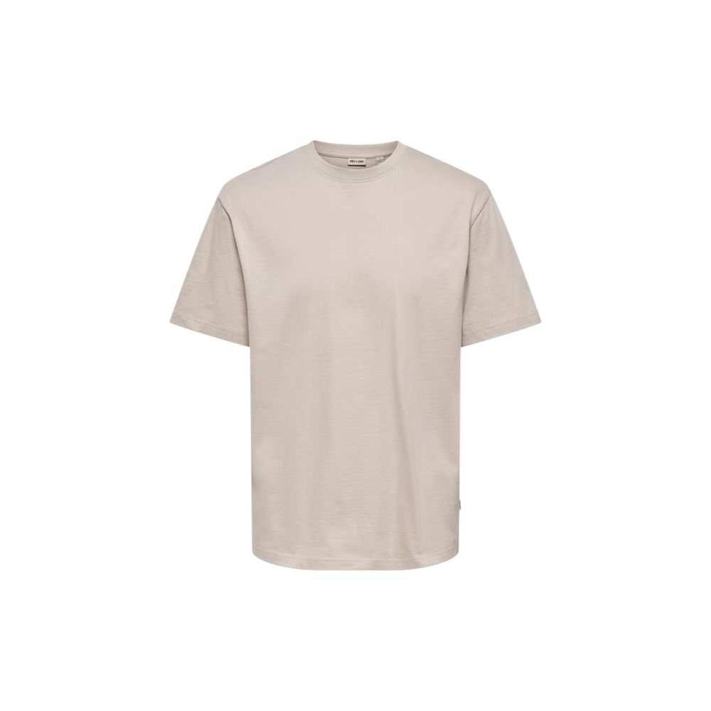 Beige Organic Cotton T-Shirt