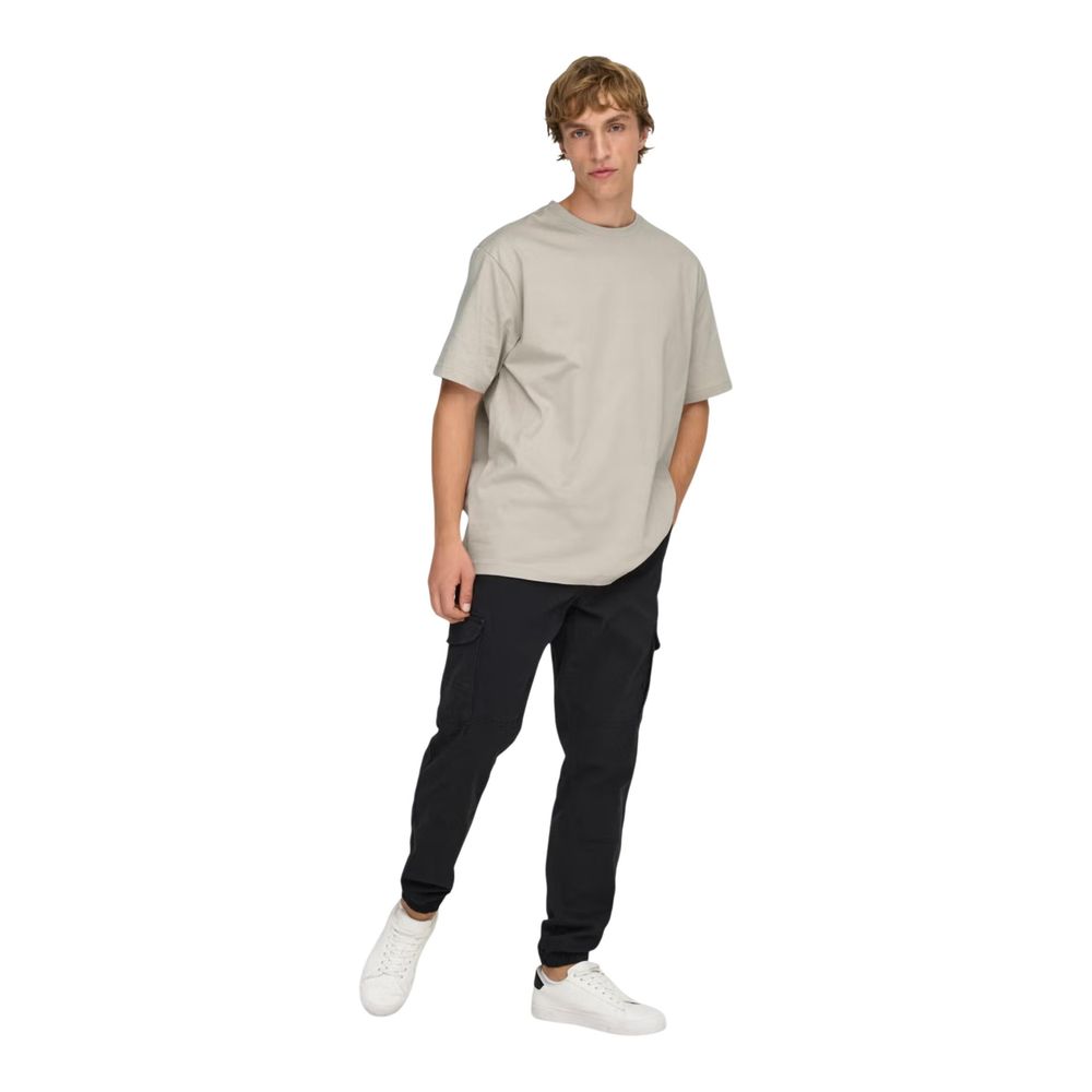 Beige Organic Cotton T-Shirt