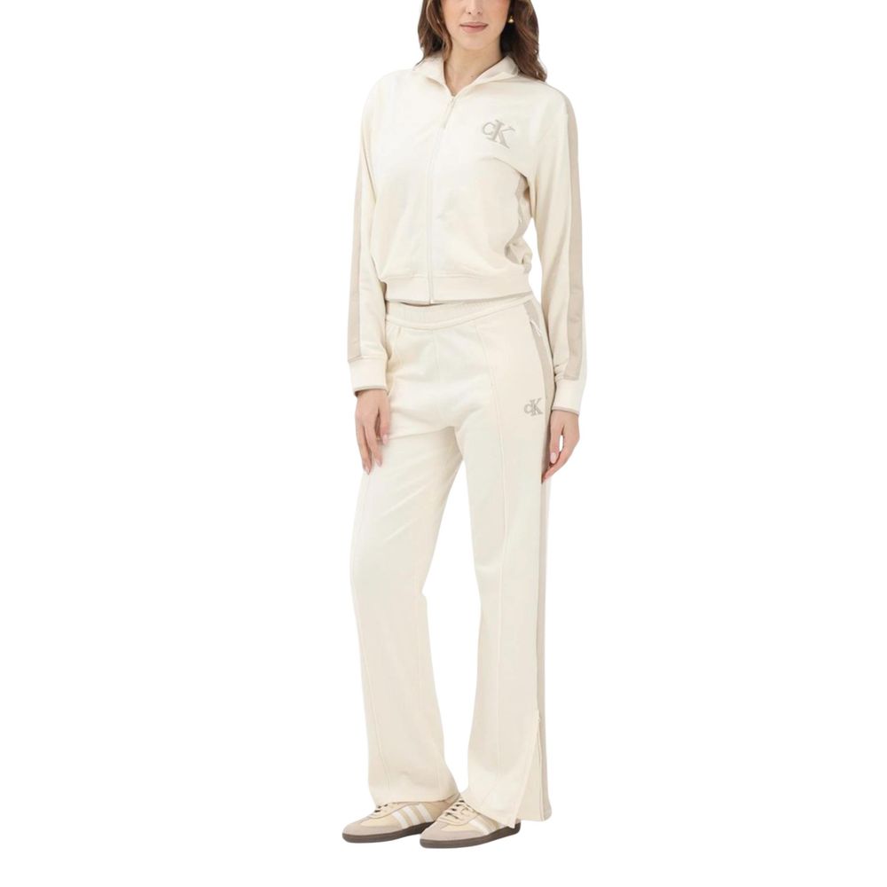 Cream Cotton Joggers (Workout Pants)