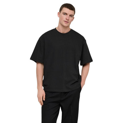 Black Cotton T-Shirt