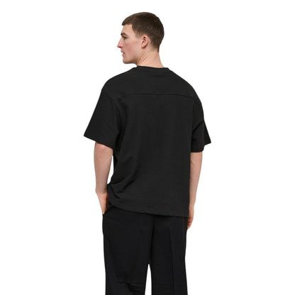 Black Cotton T-Shirt
