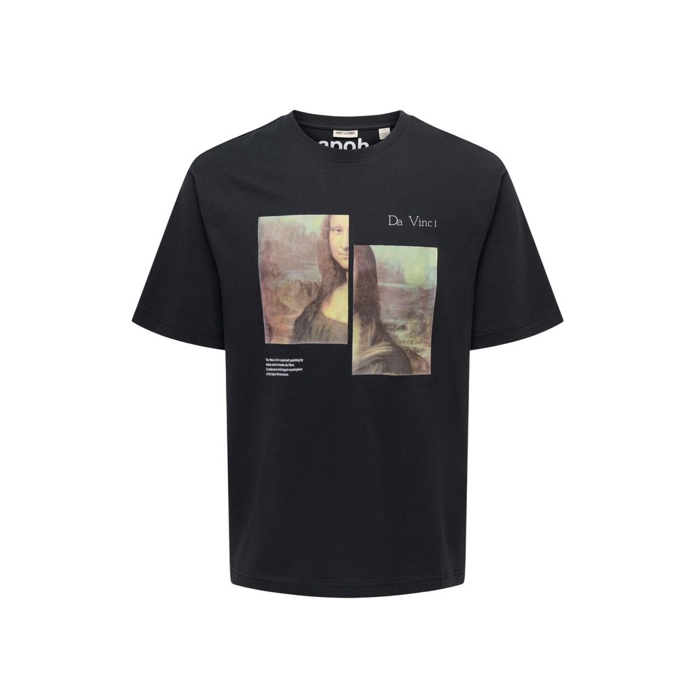 Black Cotton T-Shirt