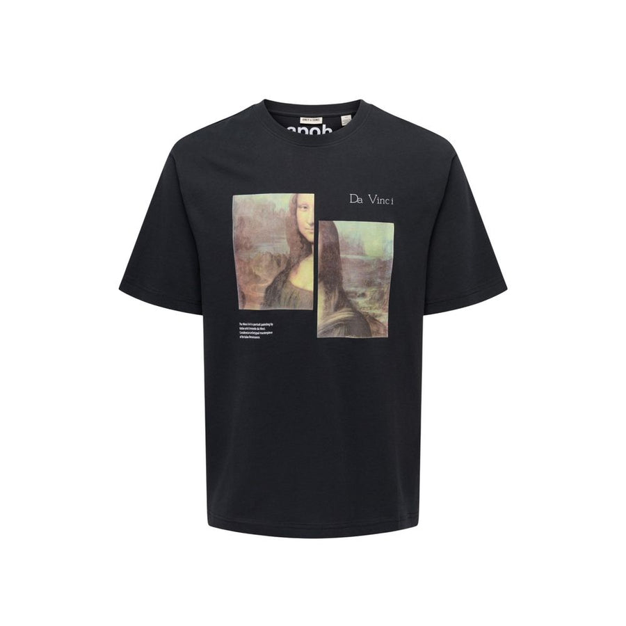 Black Cotton T-Shirt