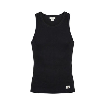 Black Cotton Tank Tops