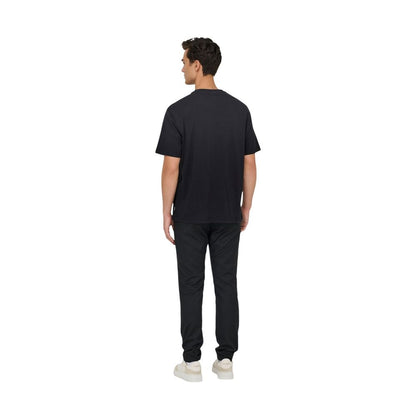 Black Cotton T-Shirt