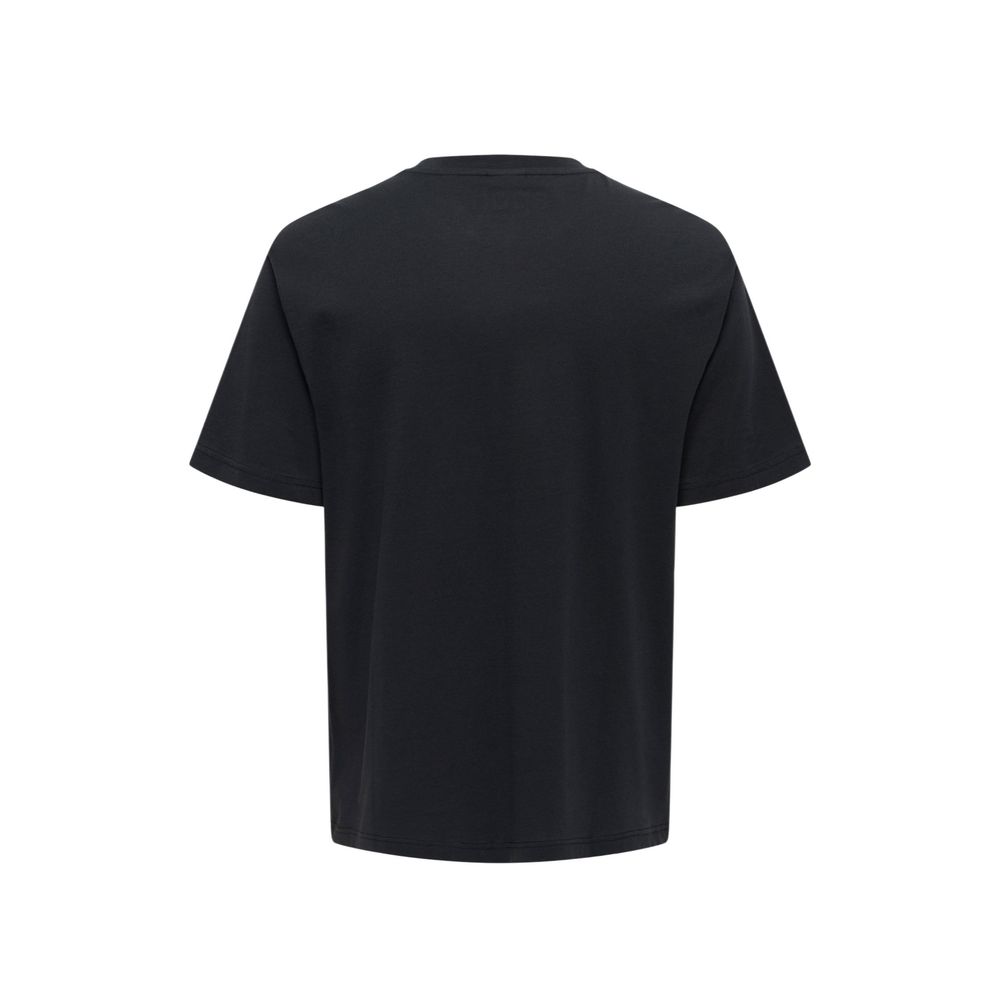 Black Cotton T-Shirt