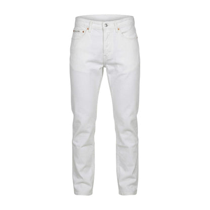 White Cotton Skinny Jeans