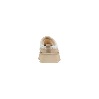 Beige Suede Leather Slippers
