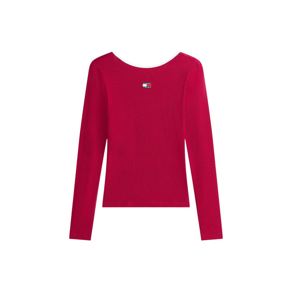 Bordeaux Recycled Cotton Long Sleeve T-Shirt