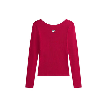 Bordeaux Recycled Cotton Long Sleeve T-Shirt
