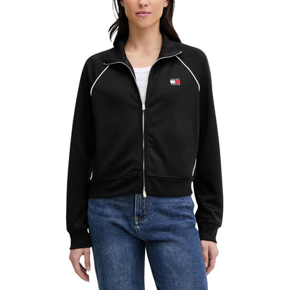 Black Recycled Polyester Sweatshirt