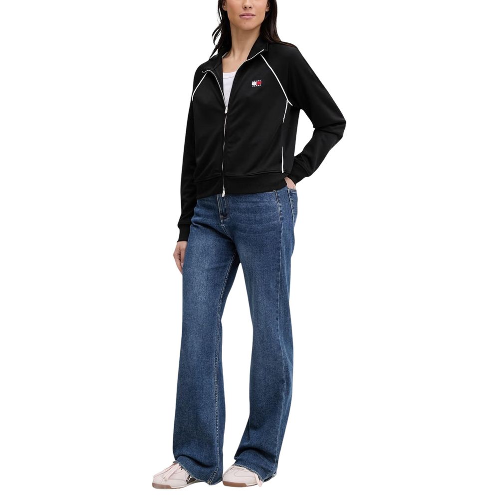 Black Recycled Polyester Sweatshirt