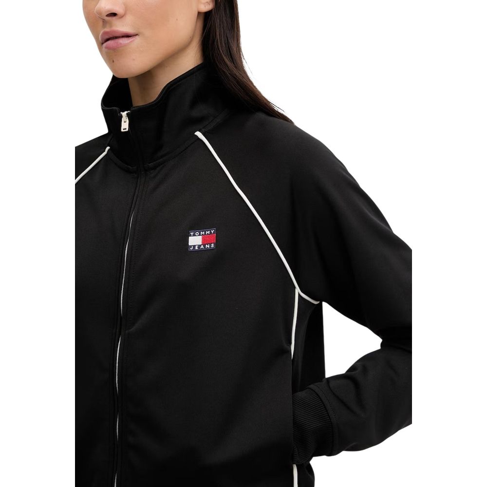Black Recycled Polyester Sweatshirt