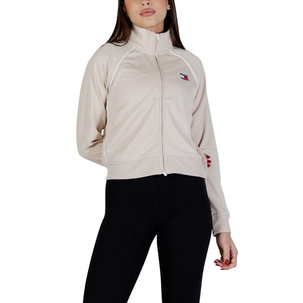 Beige Recycled Polyester Sweatshirt